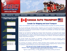 Tablet Screenshot of canadaautotransport.com